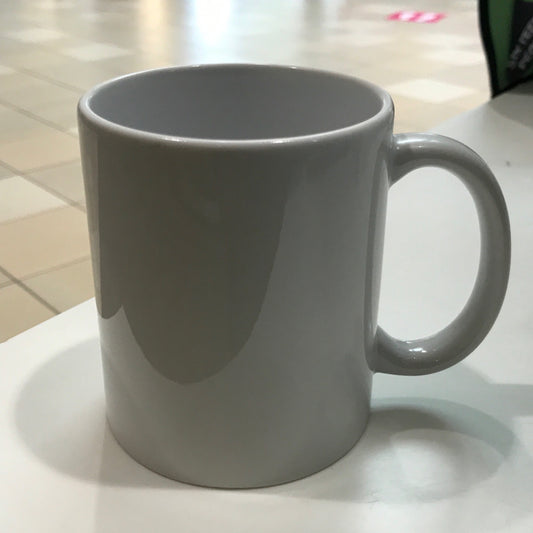 11 oz White Ceramic Mug